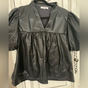 Pleather Top